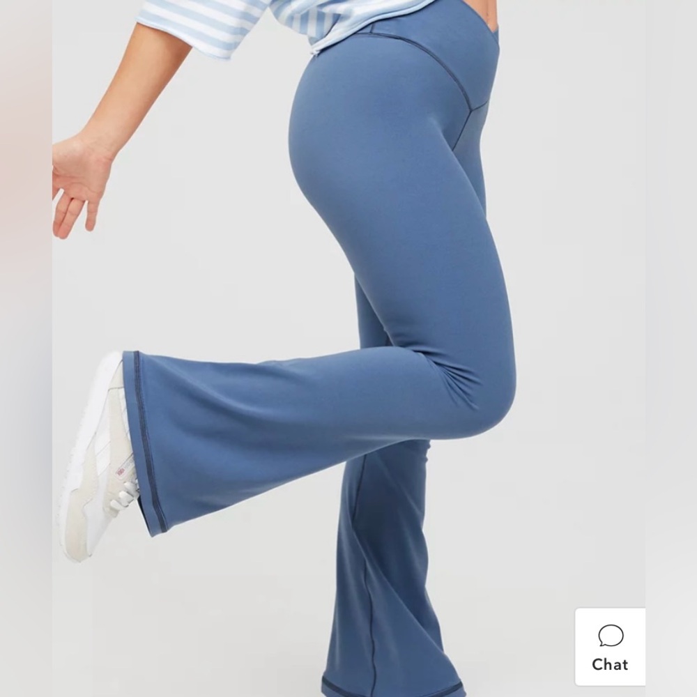 OFFLINE By Aerie - Real Me High Waisted Crossover Flare Legging - Size L